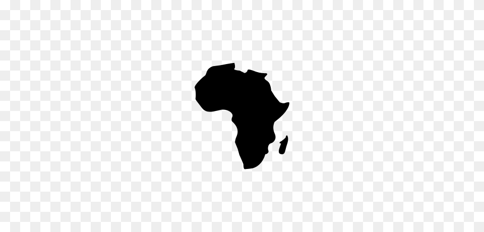 Africa Map Icon Endless Icons, Gray Png