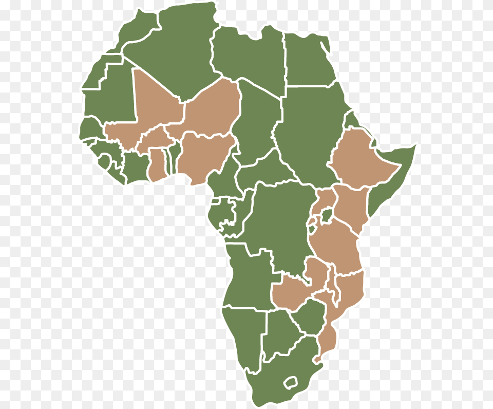 Africa Map Map Of Africa With South Africa, Chart, Plot, Atlas, Diagram Free Png Download
