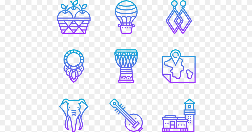 Africa Symbols, Light Free Transparent Png