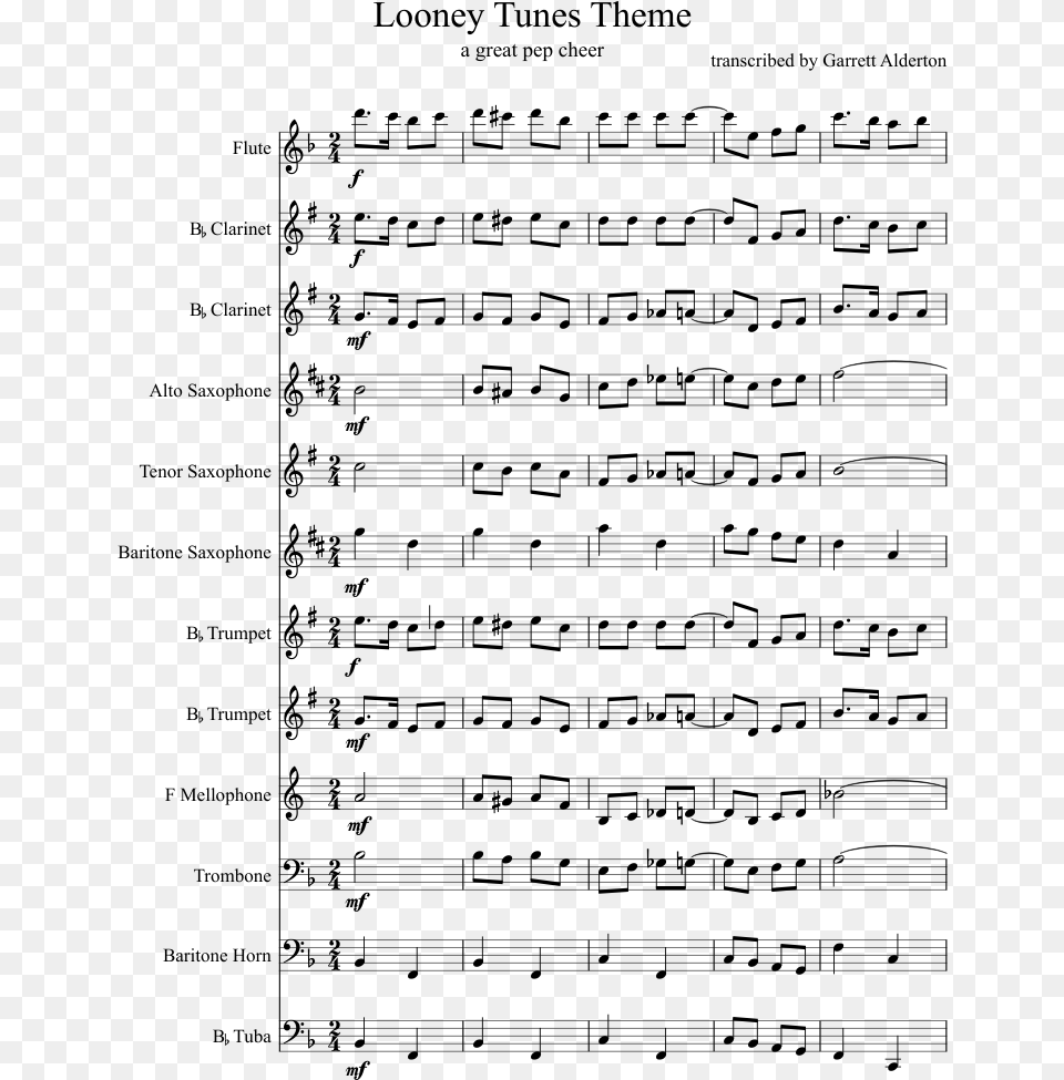 Africa Toto Clarinet Sheet Music, Gray Png