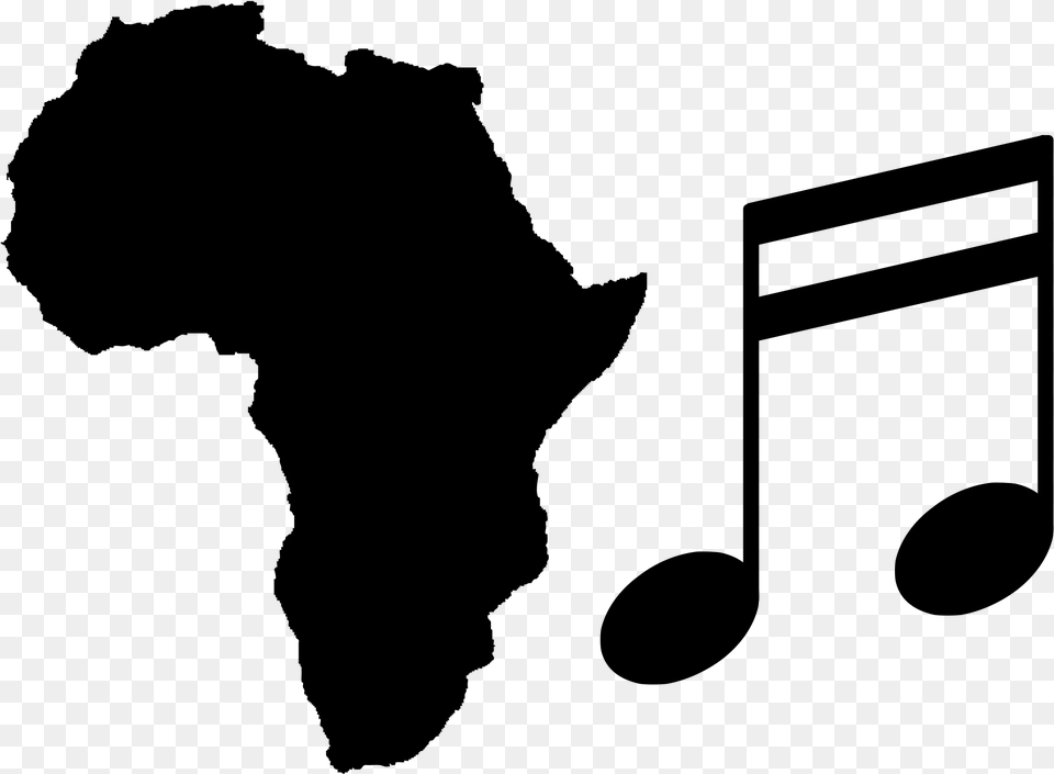 Africa Vector Svg Black And White Africa Black, Gray Free Png Download