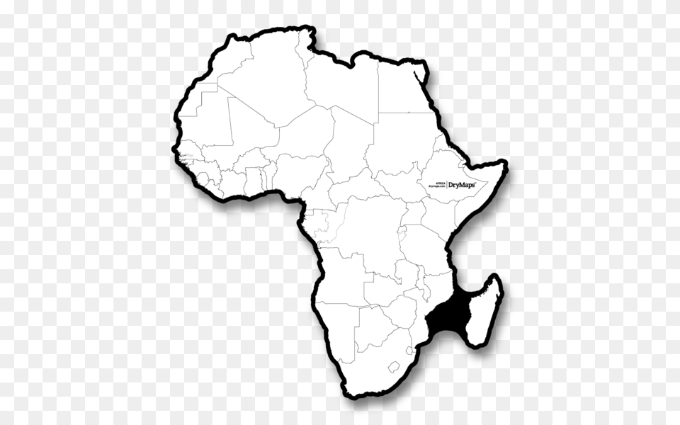 Africa Wall Map Art, Chart, Plot, Atlas, Diagram Free Png Download