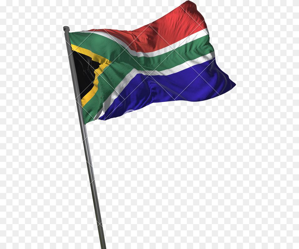 Africa Waving Isolated Arabia Saudita Flag, South Africa Flag Png Image