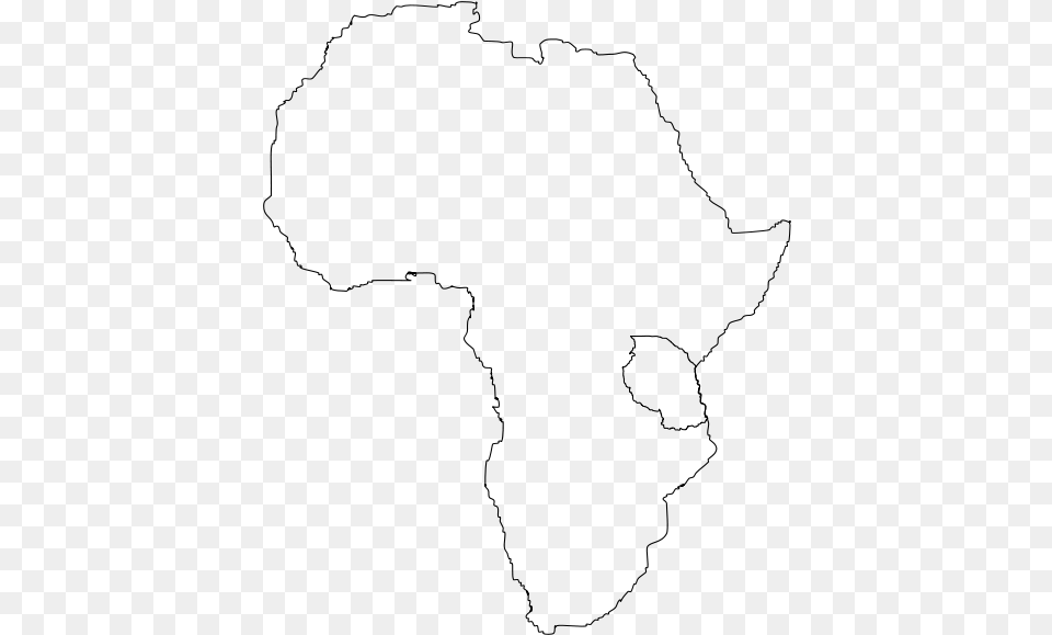 Africamap Tanzania Clipart, Gray Free Transparent Png