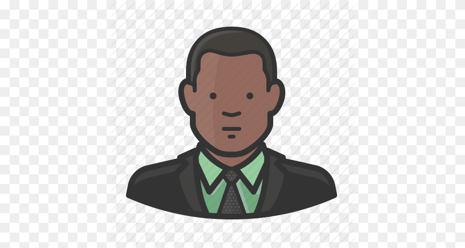 African African American Man Necktie Suit Icon, Accessories, Portrait, Photography, Person Free Transparent Png