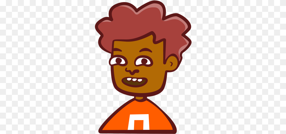 African American Avatar Boy Person Teenager Young Icon Icon, Baby, Face, Head, Cartoon Free Png