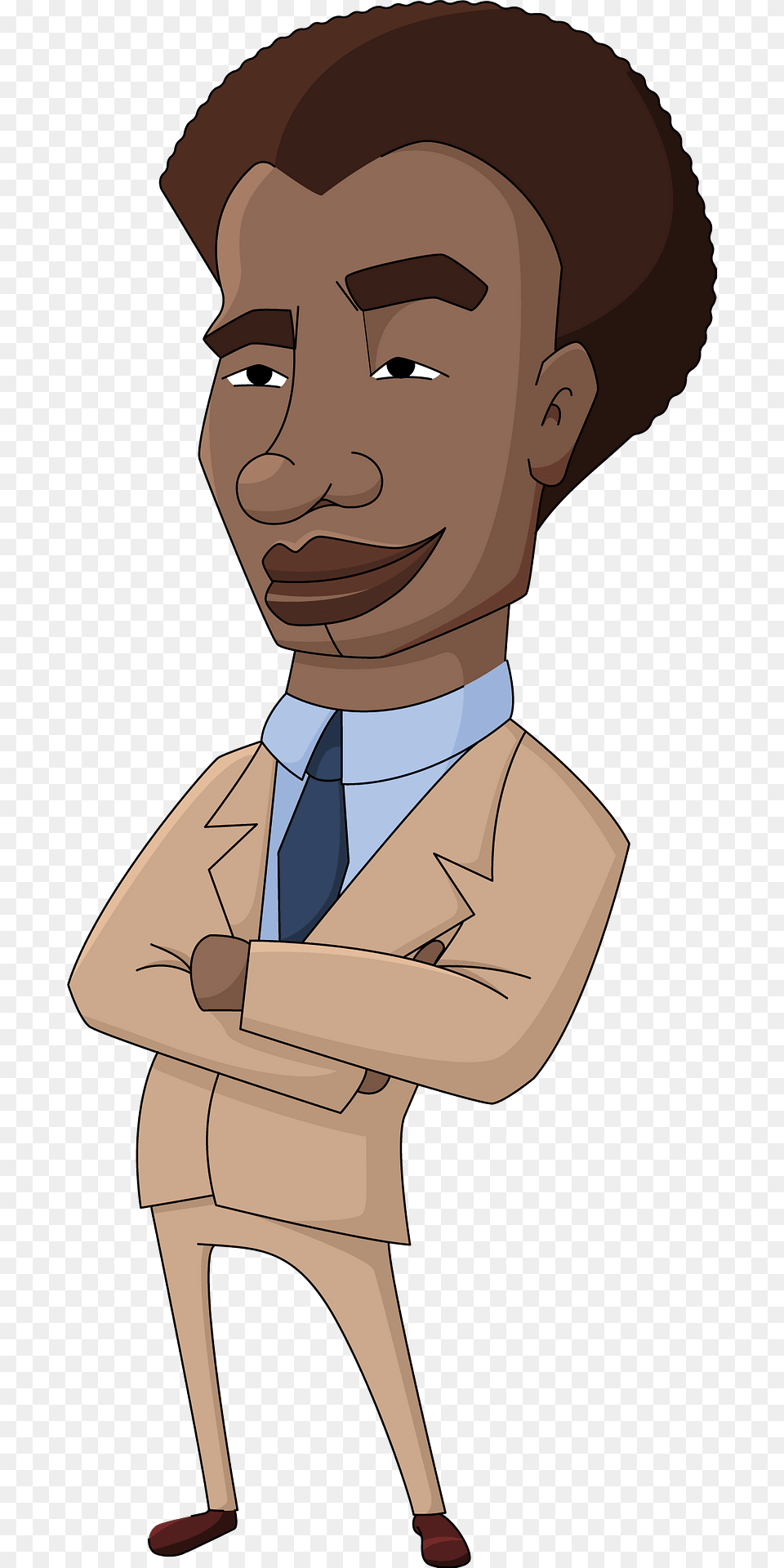 African American Businessman Clipart, Person, Formal Wear, Art, Face Free Transparent Png