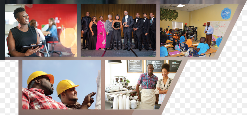 African American Chamber Of Commerce, Hardhat, Art, Clothing, Collage Free Png Download