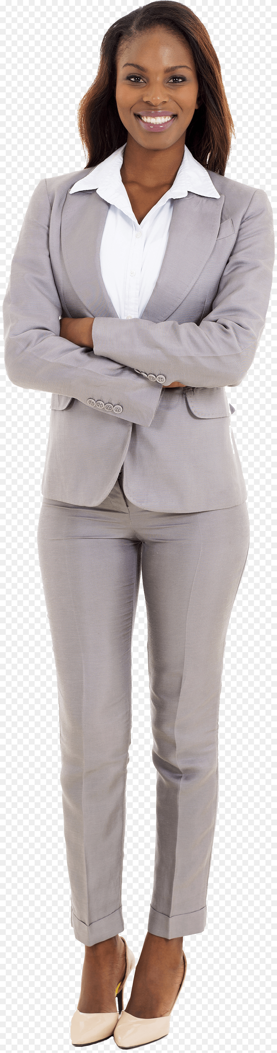 African American Woman In Suit, Clothing, Formal Wear, Blazer, Coat Free Png Download