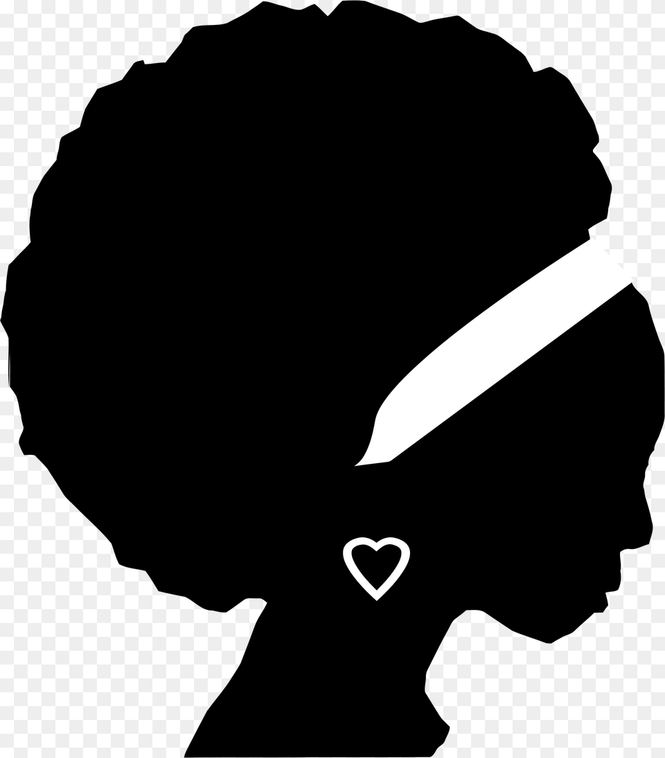 African American Woman Silhouette, Blade, Dagger, Knife, Weapon Free Transparent Png