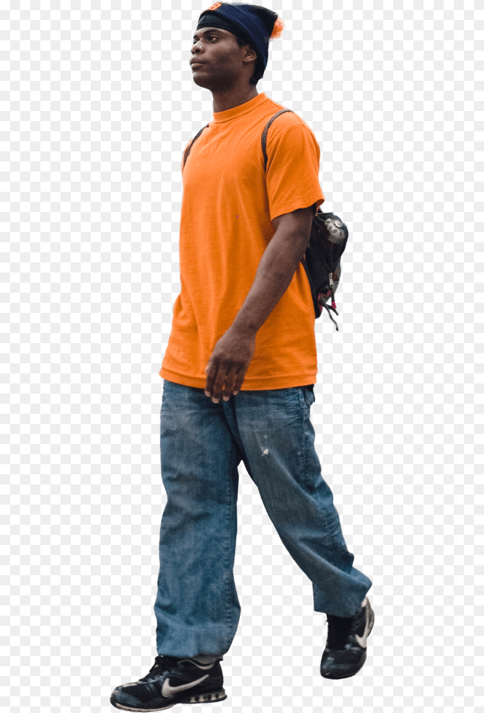 African American Woman Walking African American People, T-shirt, Hat, Pants, Glove Free Png Download