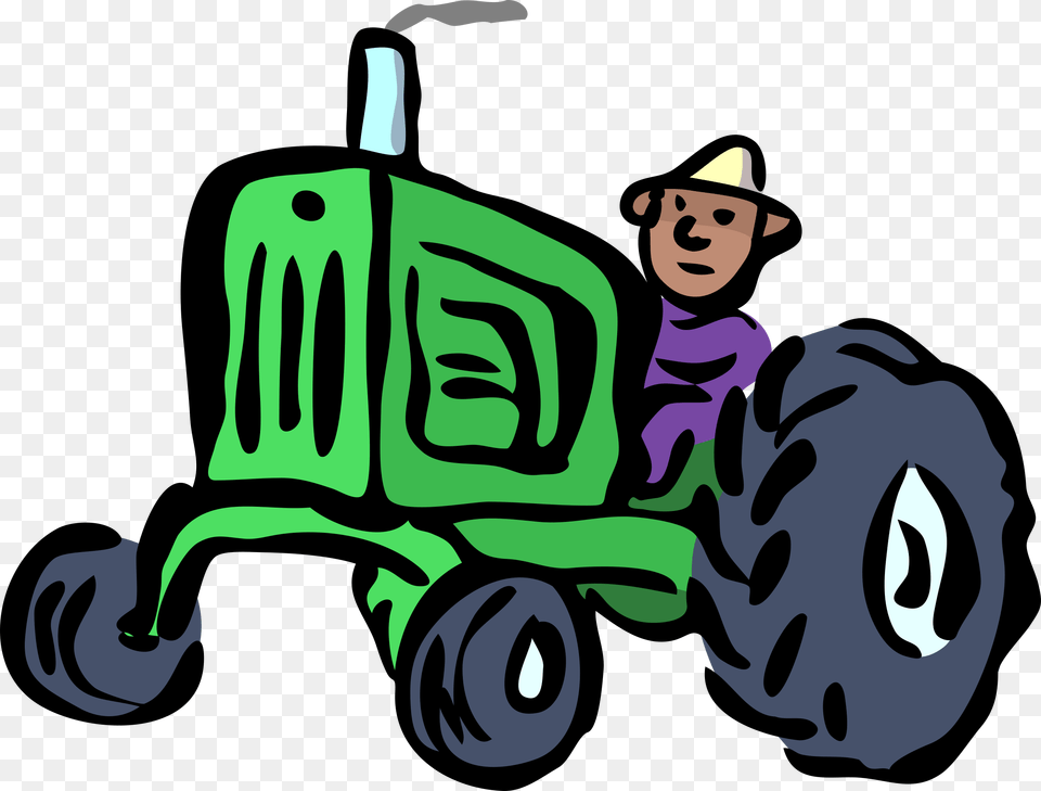 African Big Image Farmer Clipart, Vehicle, Transportation, Tractor, Face Png