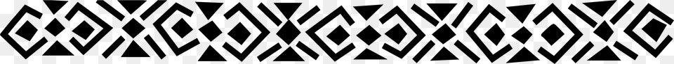 African Border Patterns, Gray Png