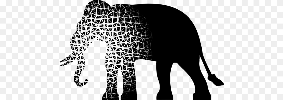African Elephant Elephants Silhouette Indian Elephant Elephants Black And White Silhouettes, Gray Free Png Download