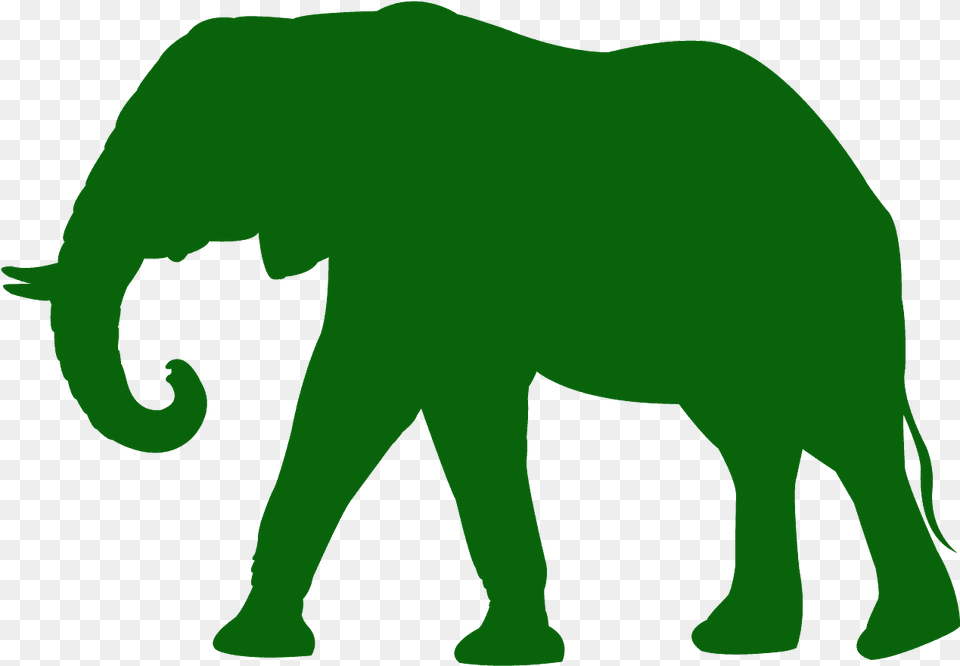African Elephant Silhouette, Animal, Mammal, Wildlife, Bear Free Png Download