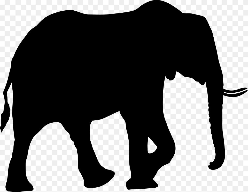 African Elephant Silhouette Bear Clip Art Elephant Silhouette African Animals, Animal, Mammal, Wildlife Free Transparent Png