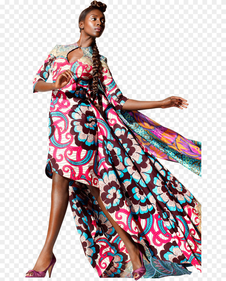 African Fashion Model, Adult, Person, Gown, Formal Wear Free Png