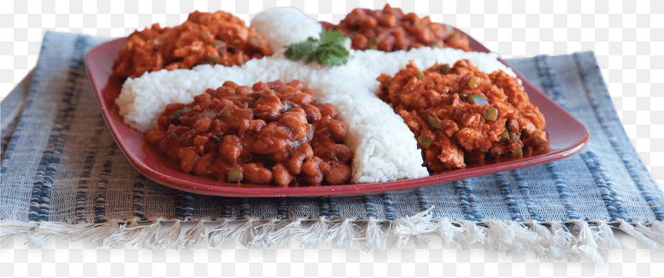 African Food Dominican Food Rice And Beans, Food Presentation, Meal, Dish, Lunch Free Png Download