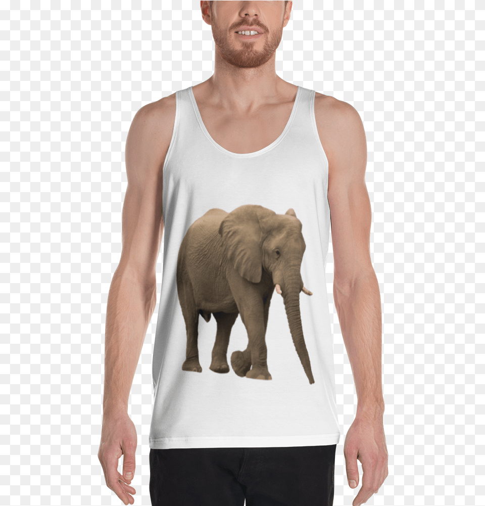 African Forrest Elephantunisex Tank Top Shirt, Clothing, T-shirt, Tank Top, Adult Png Image