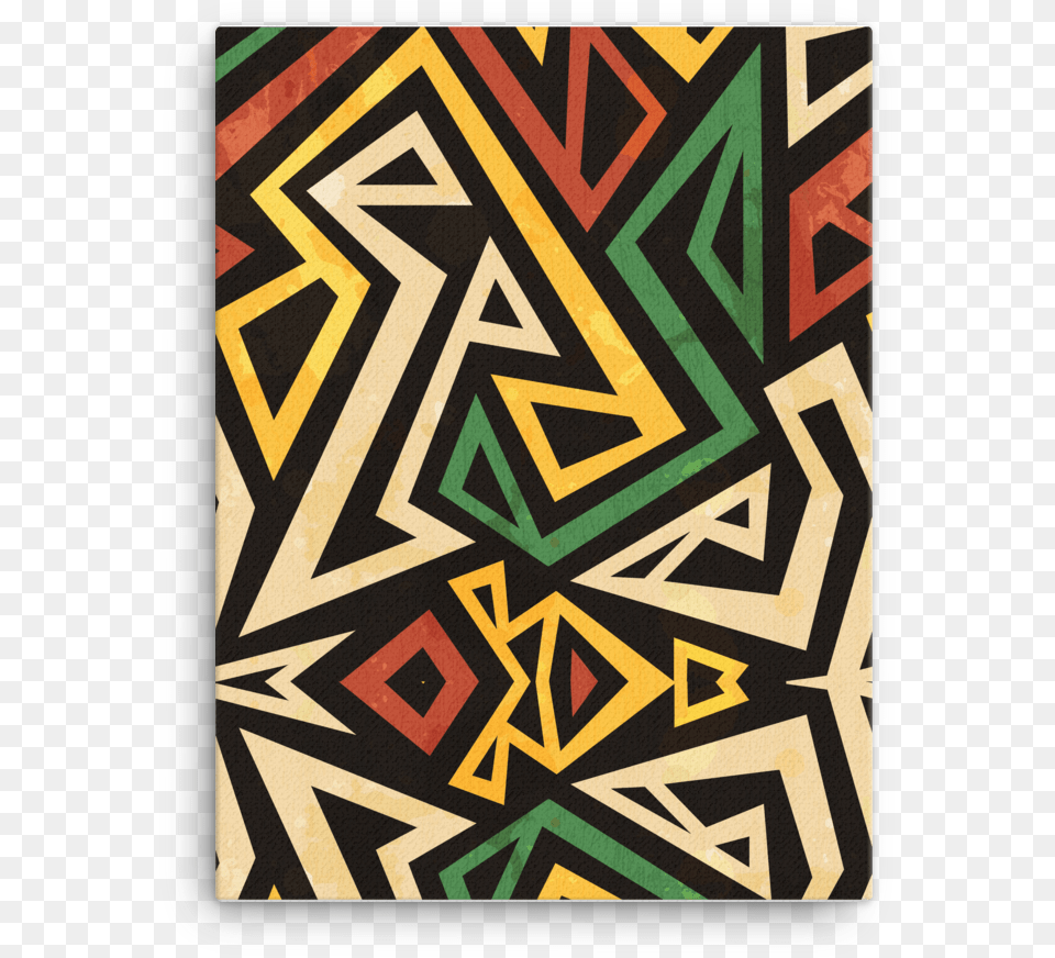African Geometric Pattern Canvas 18x24 U2014 Blue Apple Designs, Home Decor, Rug, Flag Free Png Download