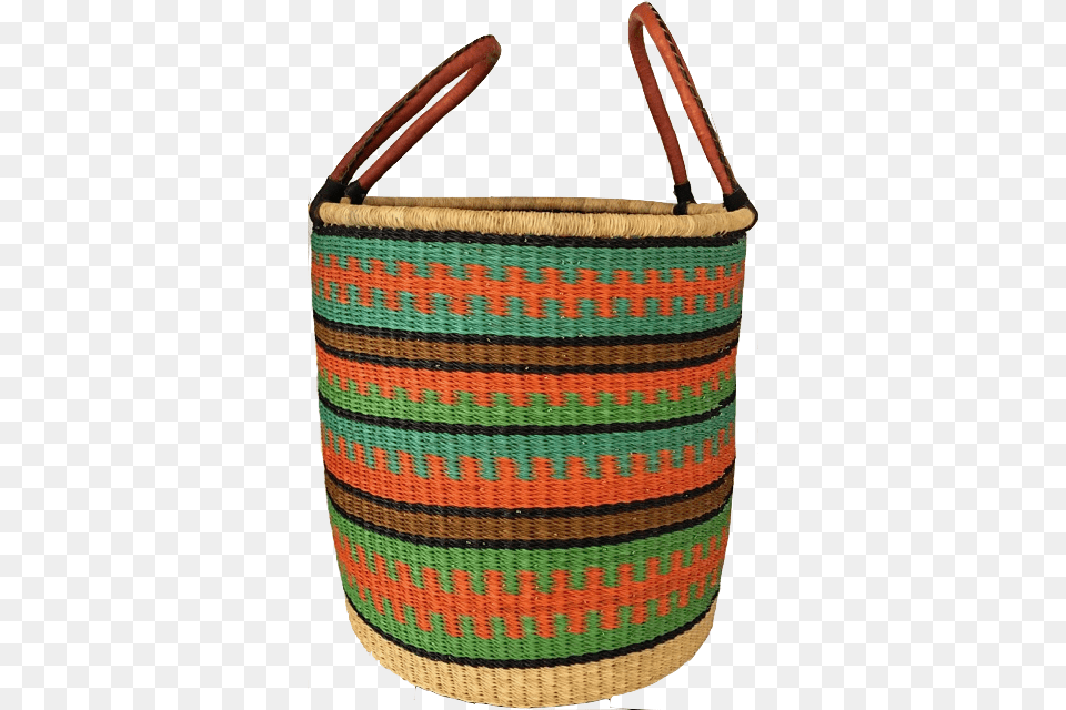 African Hand Woven Laundry Hamper Basket, Accessories, Bag, Handbag, Art Free Png Download