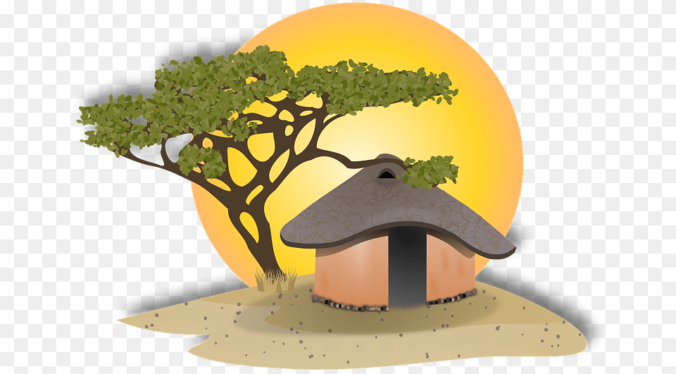 African Hut Clipart African Home Clip Art, Architecture, Shack, Rural, Outdoors Free Transparent Png