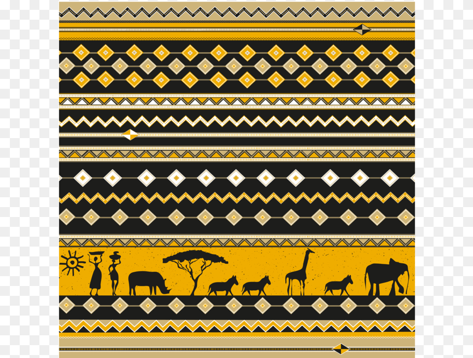African Images Square Placematclass African Design Transparent, Home Decor, Pattern, Rug, Animal Png Image