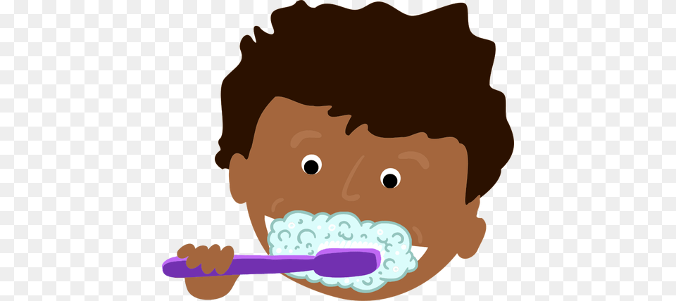 African Kid Brushing Teeth, Brush, Device, Tool, Baby Png Image