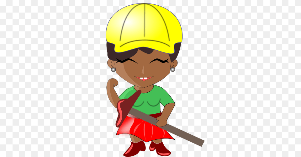 African Lady Architect, Clothing, Hardhat, Helmet, Baby Free Png