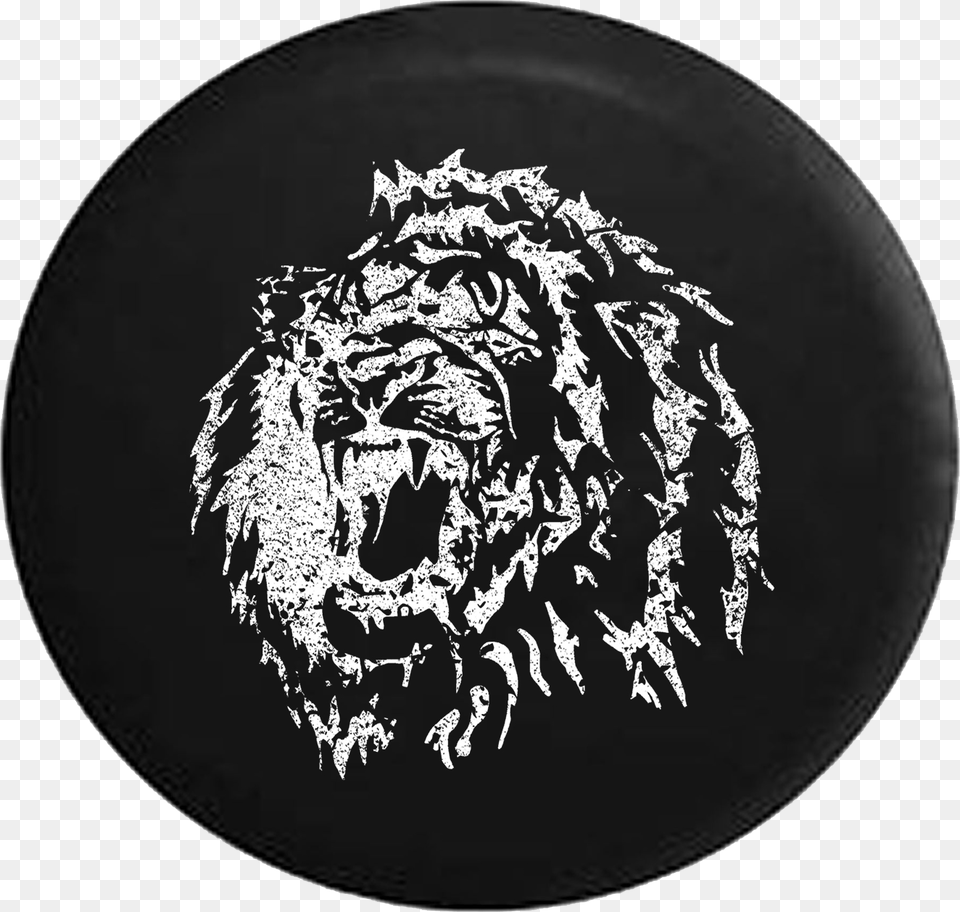 African Lion Roar Jeep Camper Spare Tire Cover T024 Spare Tire Png