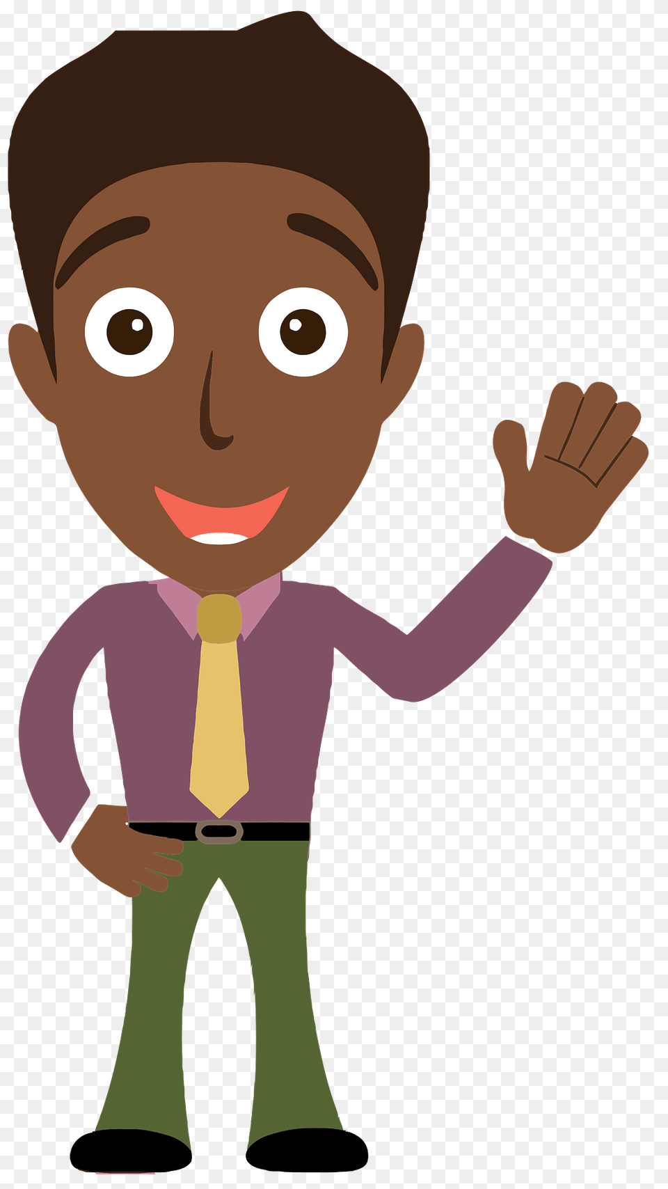 African Man Hello Suit Clipart, Accessories, Person, Tie, Formal Wear Free Png