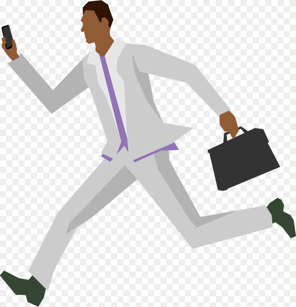 African Man Running Clipart, Walking, Suit, Shirt, Person Png Image