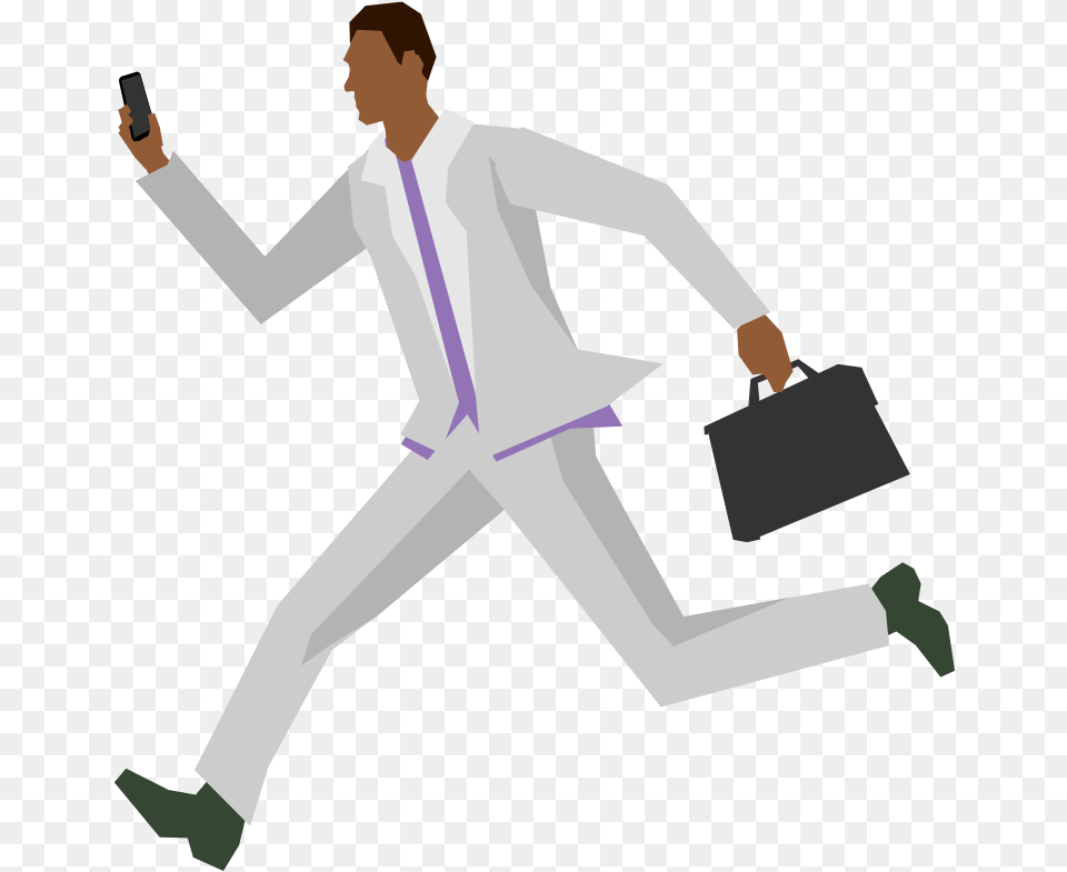 African Man Running Drawing, Walking, Bag, Clothing, Coat Png Image