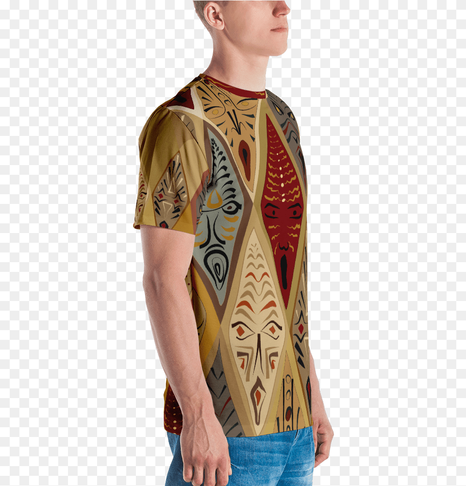 African Mask T Shirt Marine Corps American Flag Shirt Us Flag Shirt, Blouse, Clothing, Adult, Person Free Transparent Png
