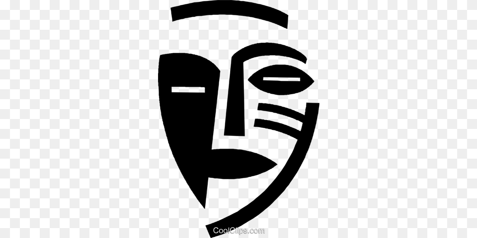 African Masks Royalty Vector Clip Art Illustration African Mask Vector Free Transparent Png