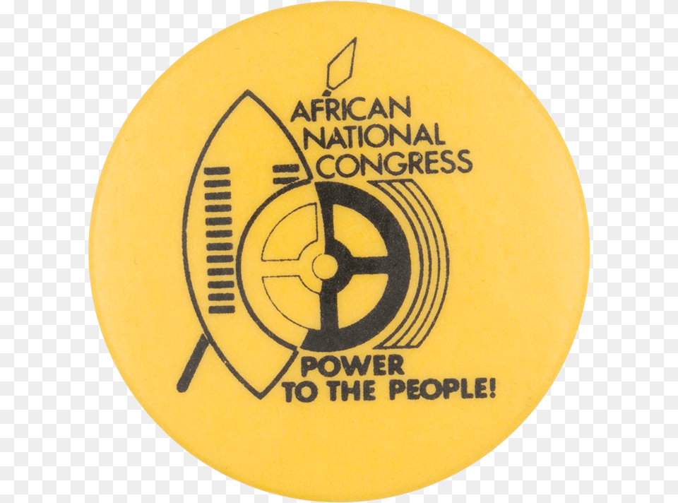 African National Congress Power To The People Pin Badge Button African National Congress Power, Machine, Wheel Free Transparent Png