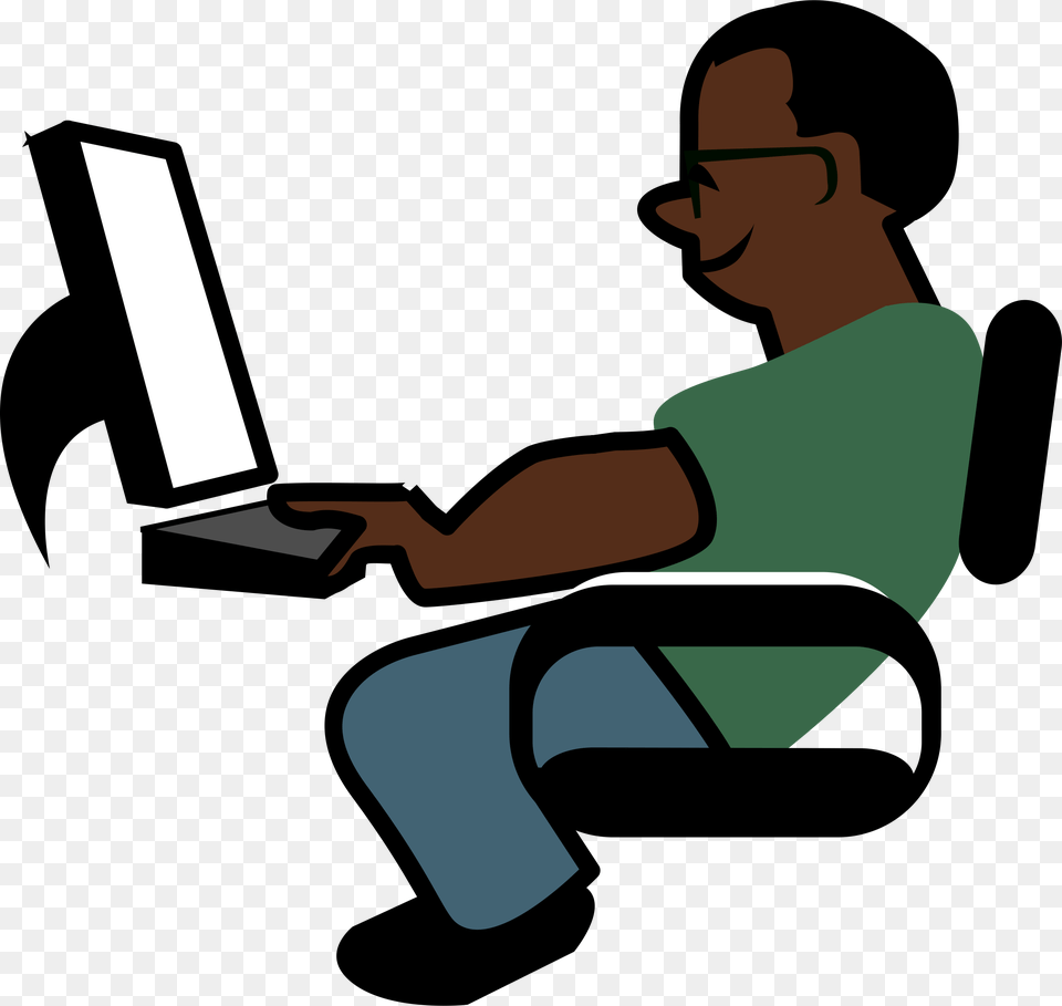 African Programmer, Computer, Electronics, Laptop, Pc Png Image