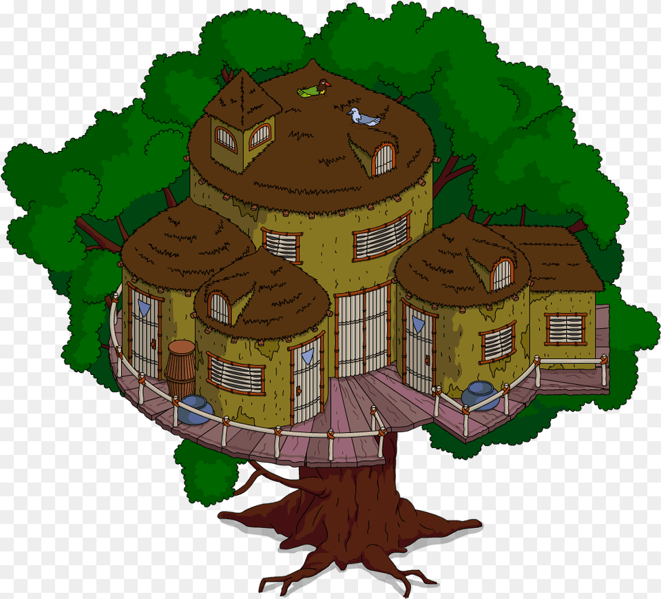 African Tree Resort Portable Network Graphics, Architecture, Building, Cottage, House Free Png Download