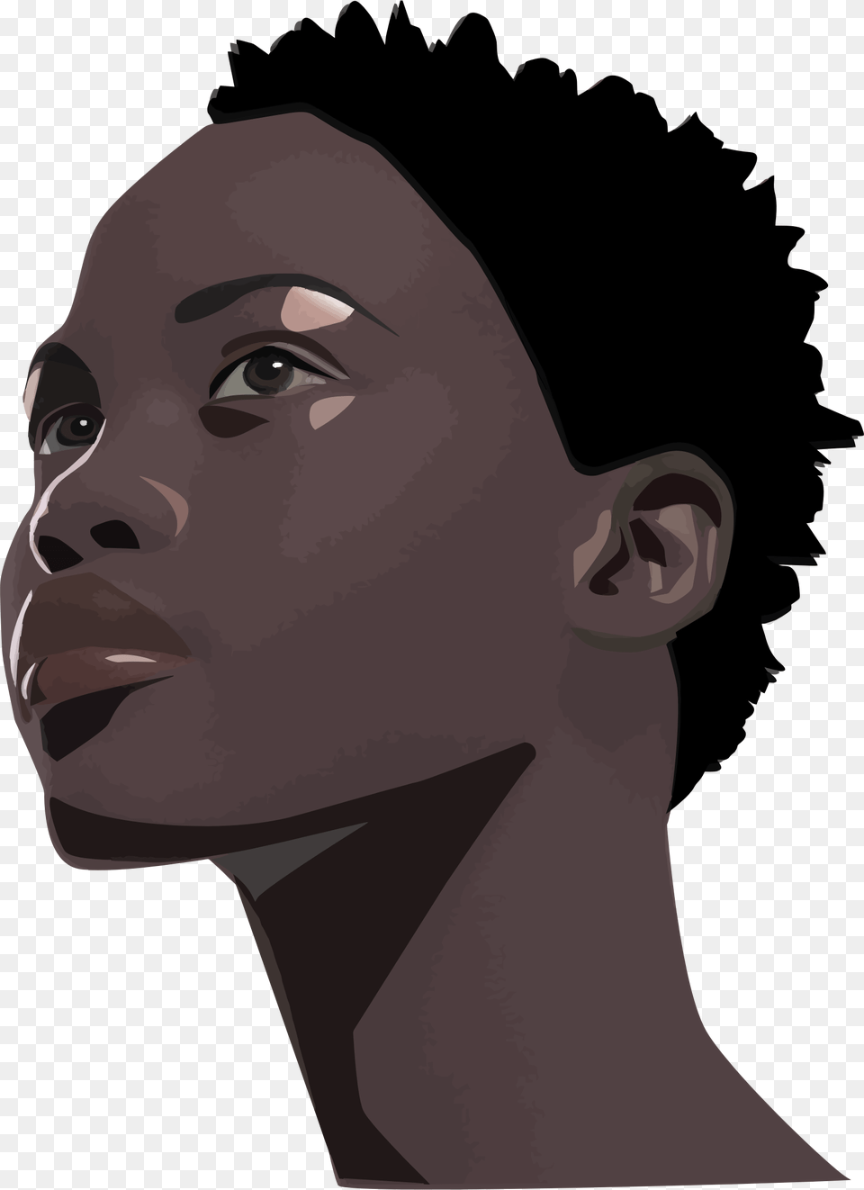 African Woman, Neck, Body Part, Face, Portrait Png