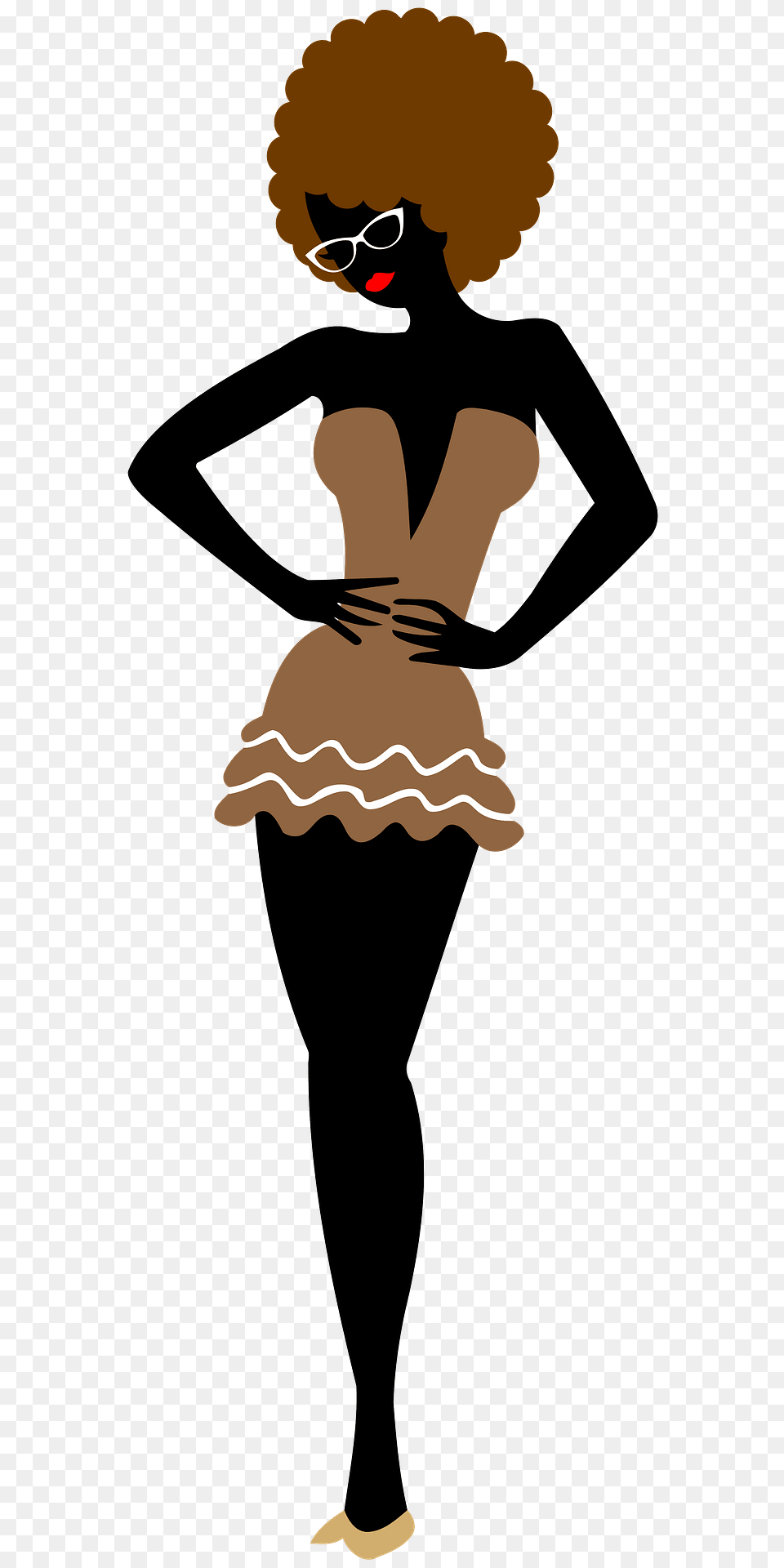 African Woman Posing Clipart, Dancing, Leisure Activities, Person, Adult Free Png
