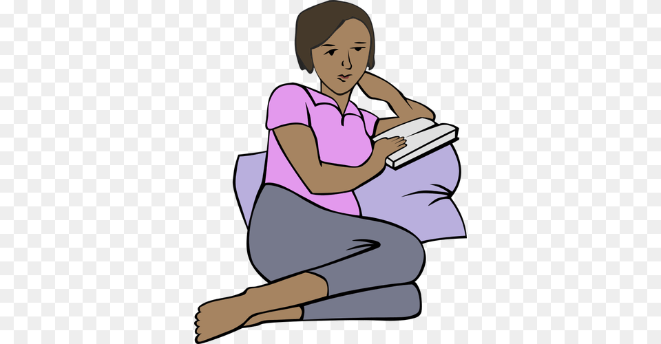 African Woman Reading, Adult, Female, Person, Face Png