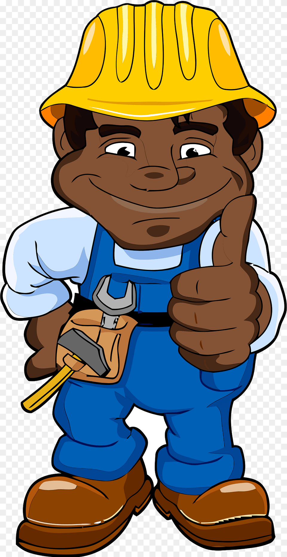 African Worker Clipart, Clothing, Hardhat, Helmet, Person Free Png Download