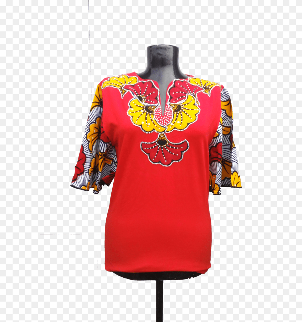 Afrikoncept Dahlia Mannequin, Blouse, Clothing, Shirt, Pattern Free Png Download
