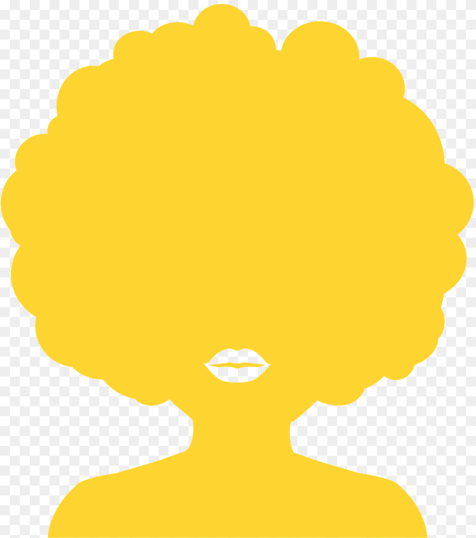 Afro American Girl Silhouette, Baby, Person, Face, Head Free Transparent Png