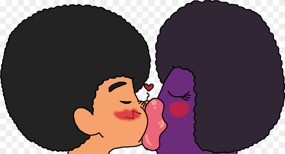Afro Ashxjynx Cartoon, Purple, Person, Face, Head Png Image