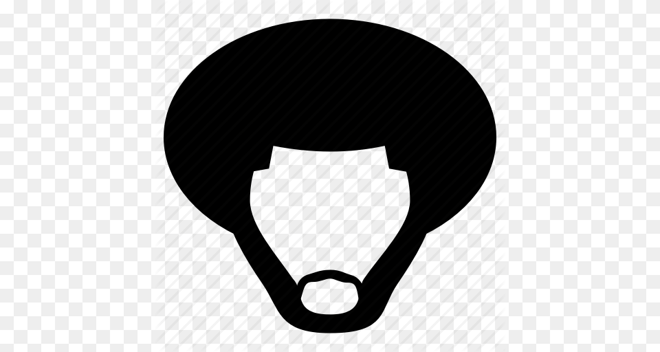 Afro Avatar Beard Character Male Man Icon, Crash Helmet, Helmet, Clothing, Hat Free Transparent Png