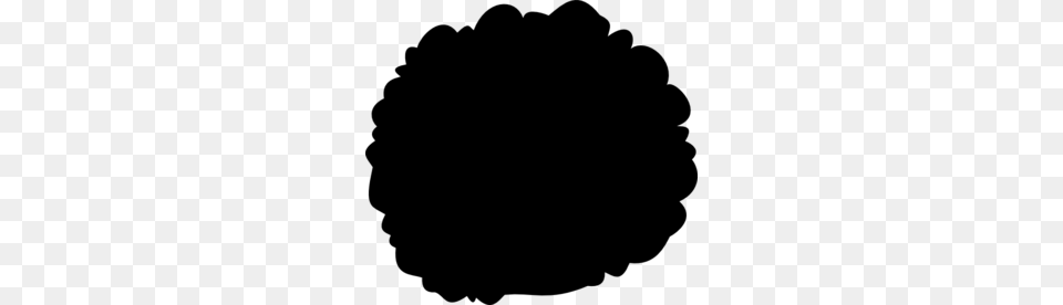 Afro Clip Art, Gray Free Png