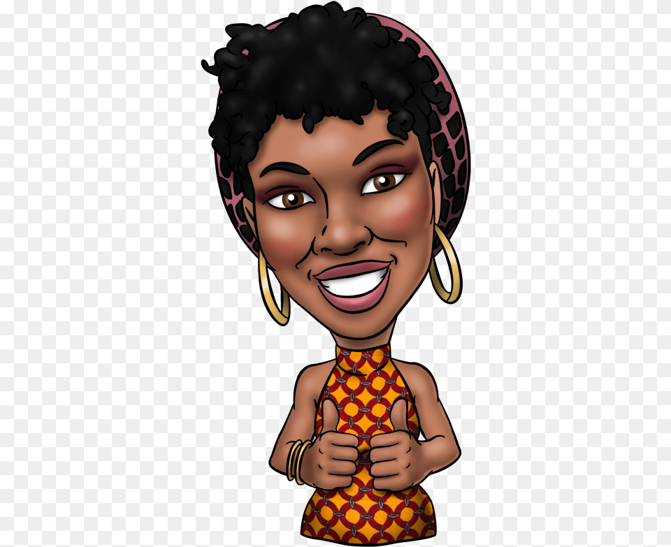 Afro Emoji, Accessories, Earring, Face, Portrait Png