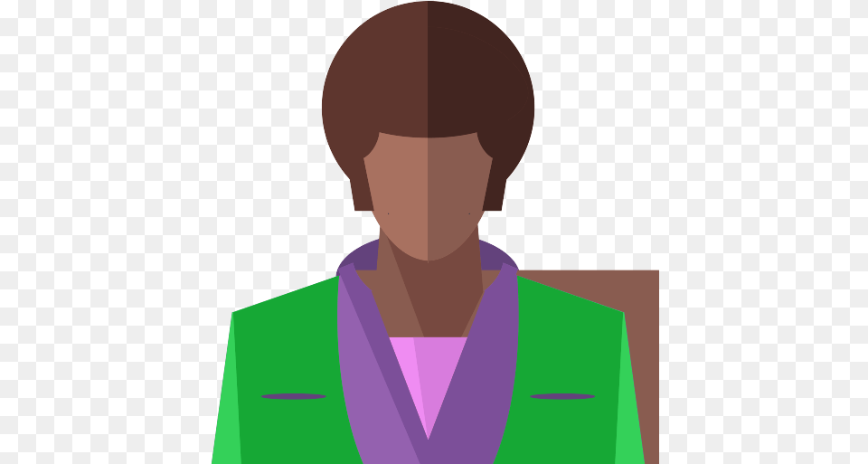 Afro Icon Cartoon, Clothing, Coat, Formal Wear, Adult Png Image