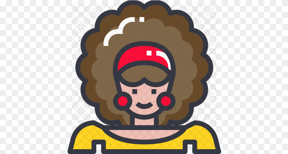 Afro Icon Illustration, Face, Head, Person, Photography Png